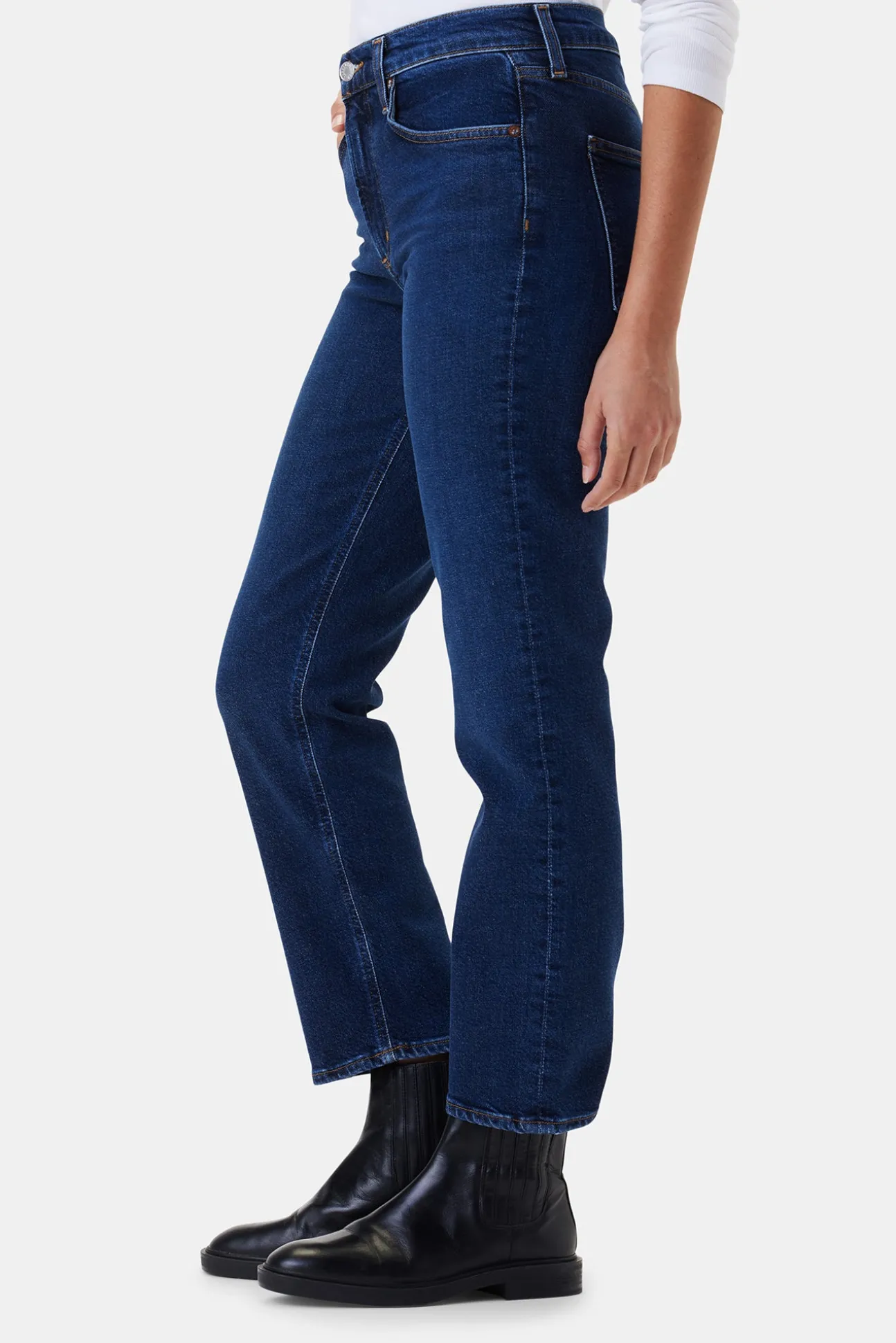 AGOLDE Kye Mid Rise Straight Crop