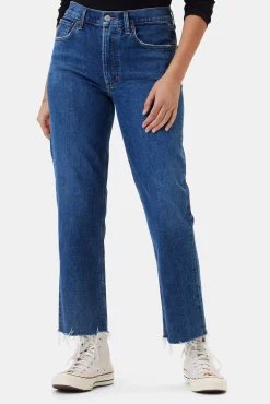 AGOLDE Kye Mid Rise Straight Crop Jean