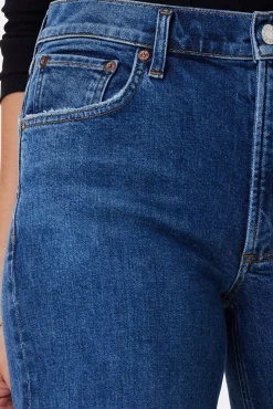 AGOLDE Kye Mid Rise Straight Crop Jean