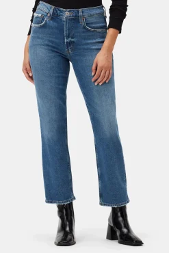 AGOLDE Kye Mid Rise Straight Crop