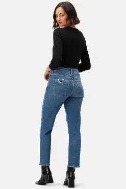 AGOLDE Kye Mid Rise Straight Crop