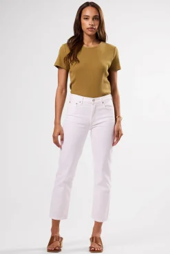 AGOLDE Kye Mid Rise Straight Crop