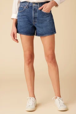 AGOLDE Parker Long Denim Short