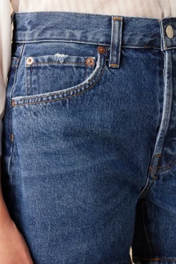 AGOLDE Parker Long Denim Short