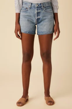 AGOLDE Parker Long Denim Short