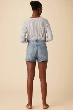 AGOLDE Parker Long Denim Short