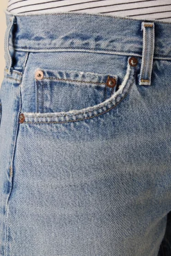 AGOLDE Parker Long Denim Short