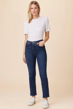 AGOLDE Riley Long High Rise Straight Jean