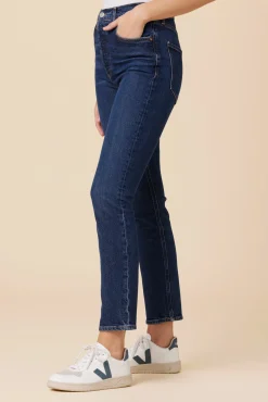 AGOLDE Riley Long High Rise Straight Jean
