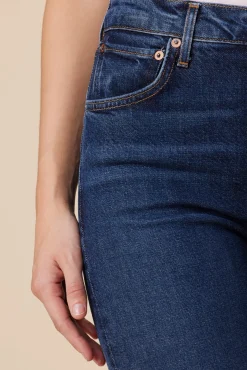 AGOLDE Riley Long High Rise Straight Jean