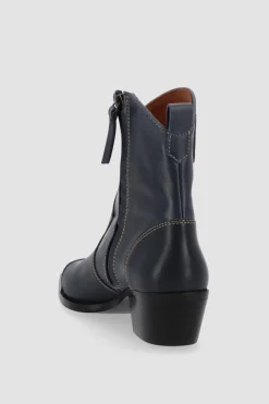Alohas Buffalo Blues Leather Ankle Boots