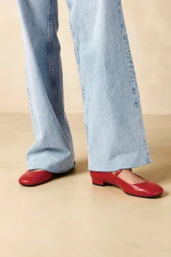Alohas Por Do Sol Leather Ballet Flats