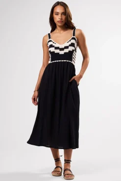 Anais Organic Cotton Crochet Dress
