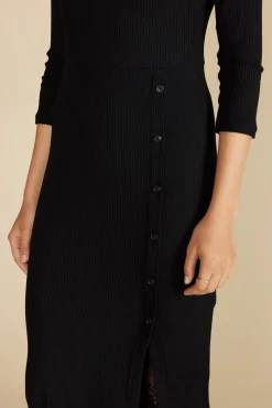Angeline Paris Rib Midi Dress