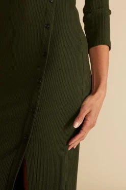 Angeline Paris Rib Midi Dress