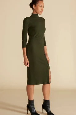 Angeline Paris Rib Midi Dress
