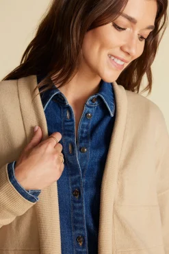 Bailey Wool Sweater Coat