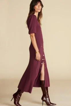 Benoite Knit Shirt Dress