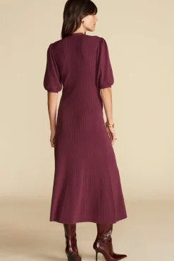 Benoite Knit Shirt Dress