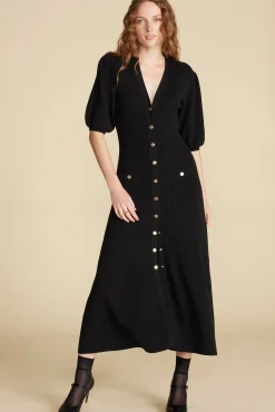 Benoite Knit Shirt Dress