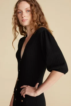 Benoite Knit Shirt Dress