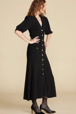 Benoite Knit Shirt Dress