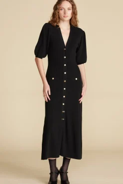 Benoite Knit Shirt Dress