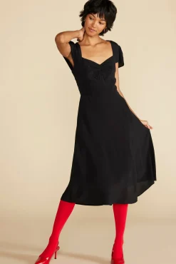 Beryl Crepe Midi Dress