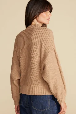 Cameryn Cable Knit Wool Sweater