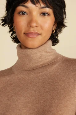Carrie Turtleneck Cashmere Sweater