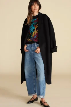 Cecile Cotton Jacquard Sweater