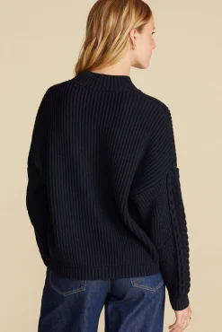 Celeste Cable Cotton Merino Sweater