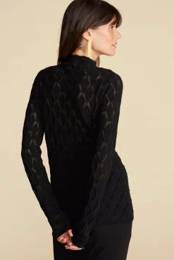 Chaney Diamond Pointelle Top