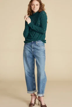 Chaney Diamond Pointelle Top