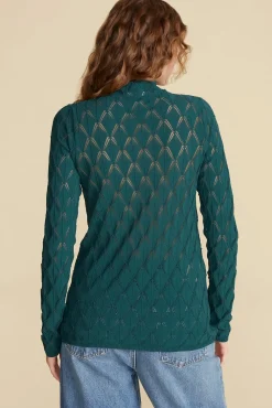 Chaney Diamond Pointelle Top