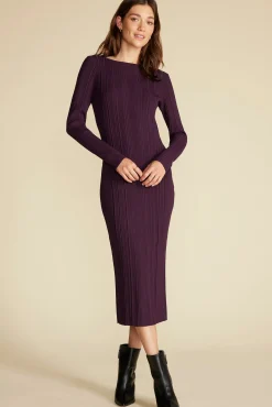 Chantae Boatneck Rib Dress