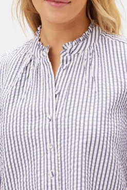 Charlotte Seersucker Blouse