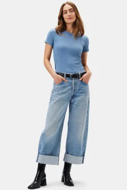 Citizens of Humanity Ayla Baggy Cuffed Crop Jean