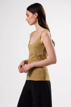 Clarisse Silk Knit Tank