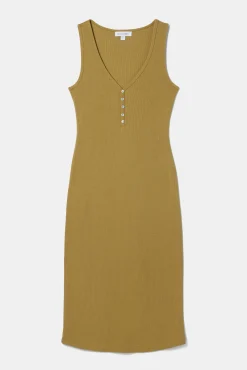 Deacon Organic Cotton Modal Rib Dress
