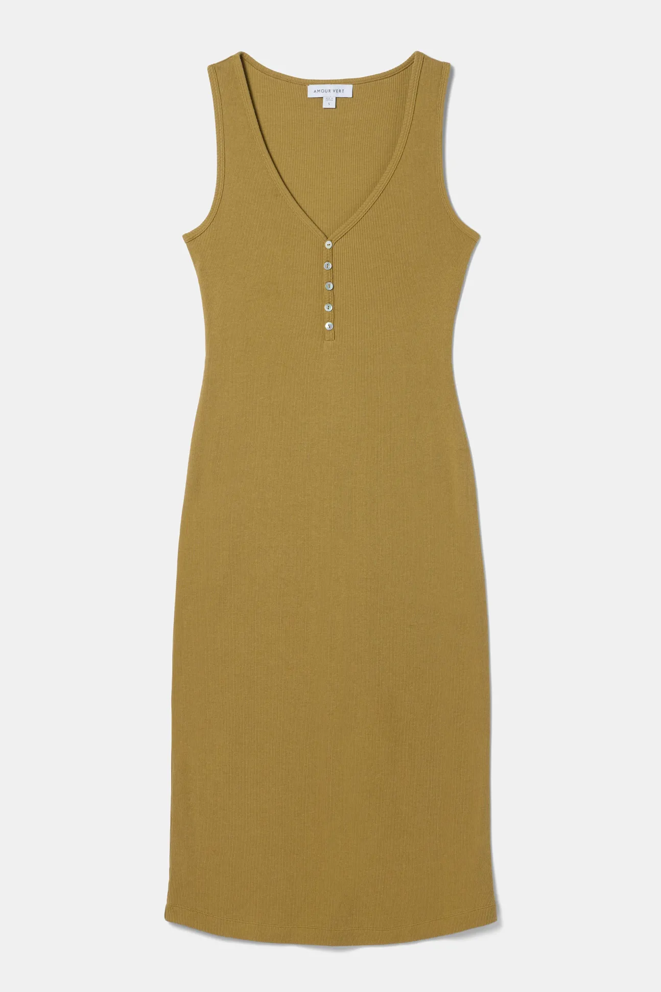 Deacon Organic Cotton Modal Rib Dress