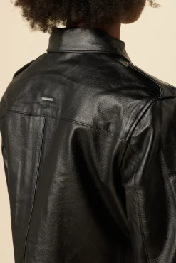 Deadwood Bella Cropped Leather Jacket