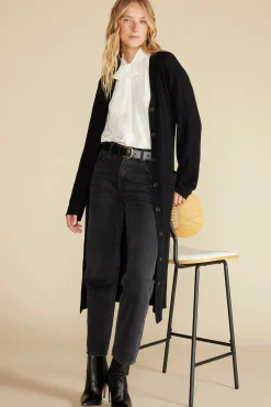 Dion Long V Neck Cardigan