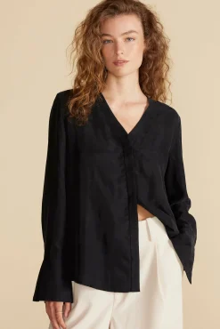 Dree Cupro V Neck Blouse