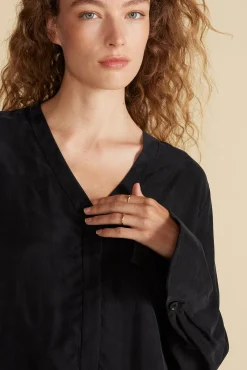 Dree Cupro V Neck Blouse