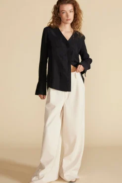 Dree Cupro V Neck Blouse