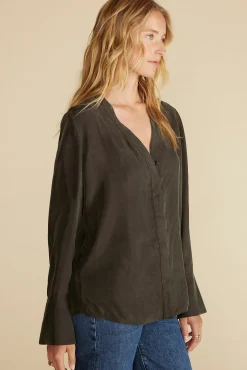 Dree Cupro V Neck Blouse