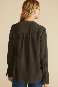 Dree Cupro V Neck Blouse