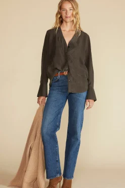Dree Cupro V Neck Blouse