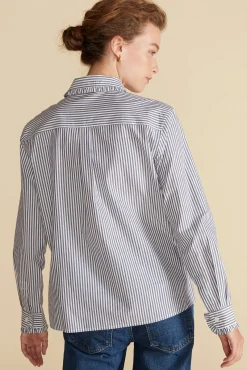 Edelie Ruffled Poplin Shirt